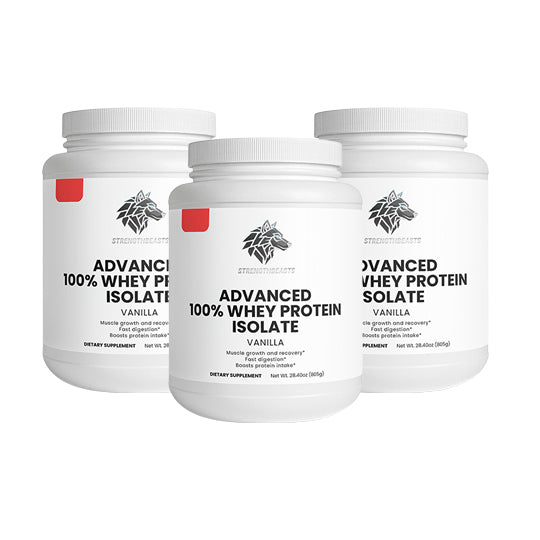 Advanced 100% Whey Protein Isolate (Vanilla) StrengthBeasts