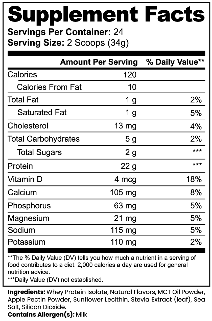 Advanced 100% Whey Protein Isolate (Vanilla) StrengthBeasts