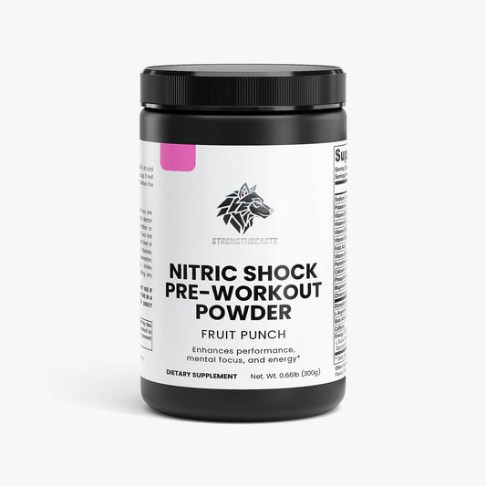 Nitric Oxide Pre-Workout Powder (Fruit Punch)