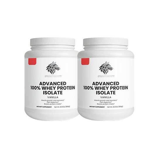 Advanced 100% Whey Protein Isolate (Vanilla) StrengthBeasts