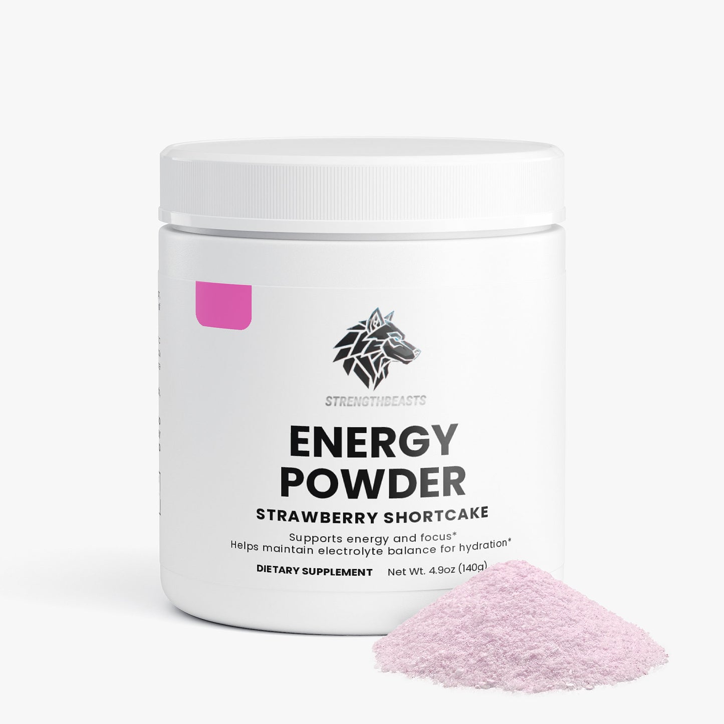 Energy Powder (Strawberry Shortcake)