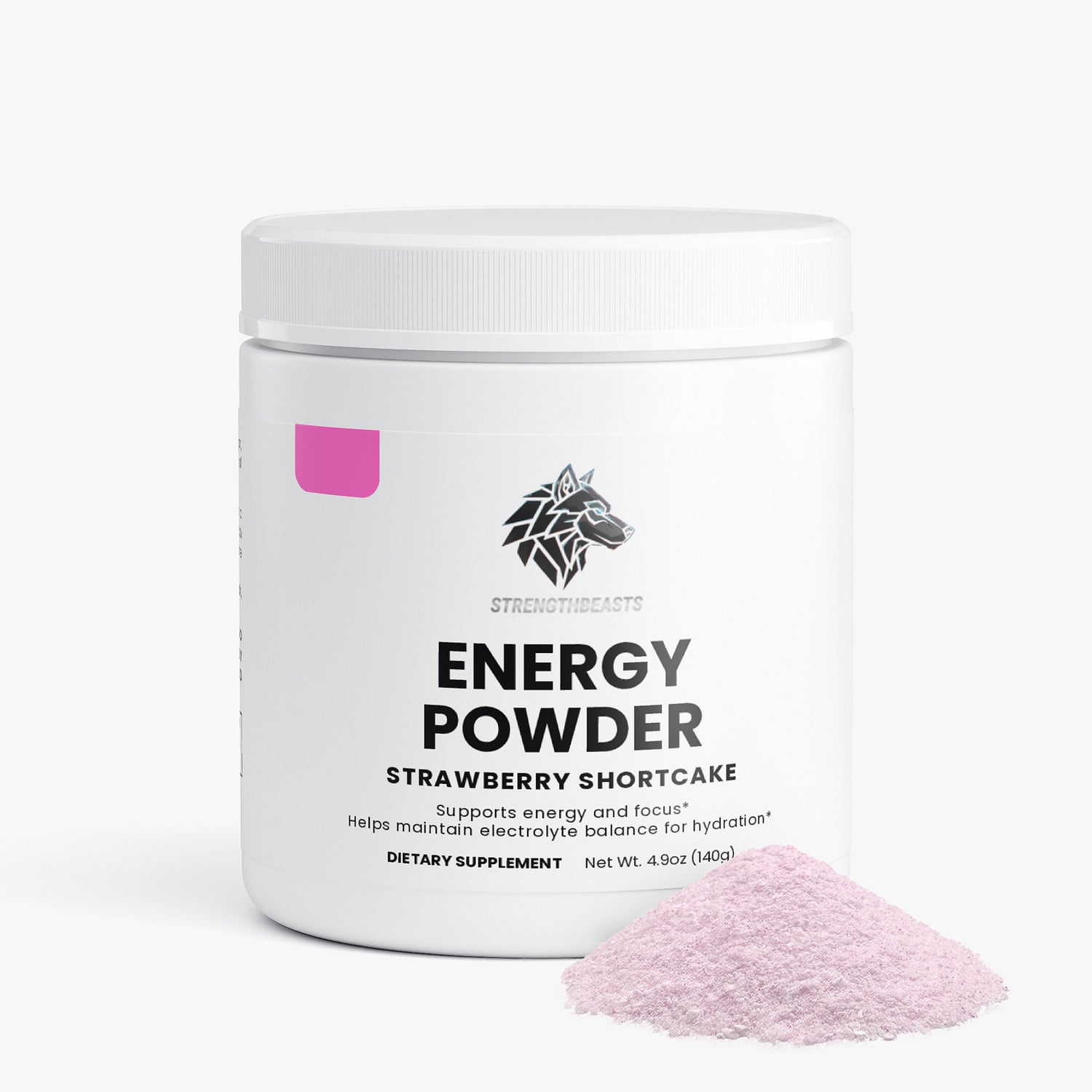 Energy Powder (Strawberry Shortcake)