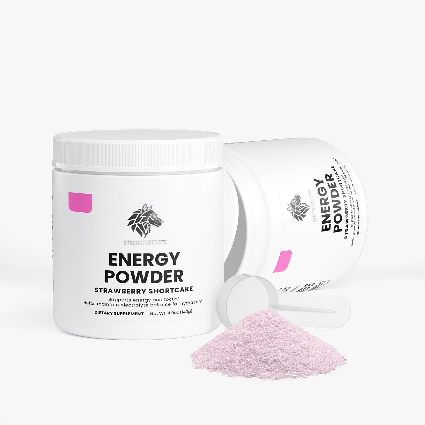 Energy Powder (Strawberry Shortcake)