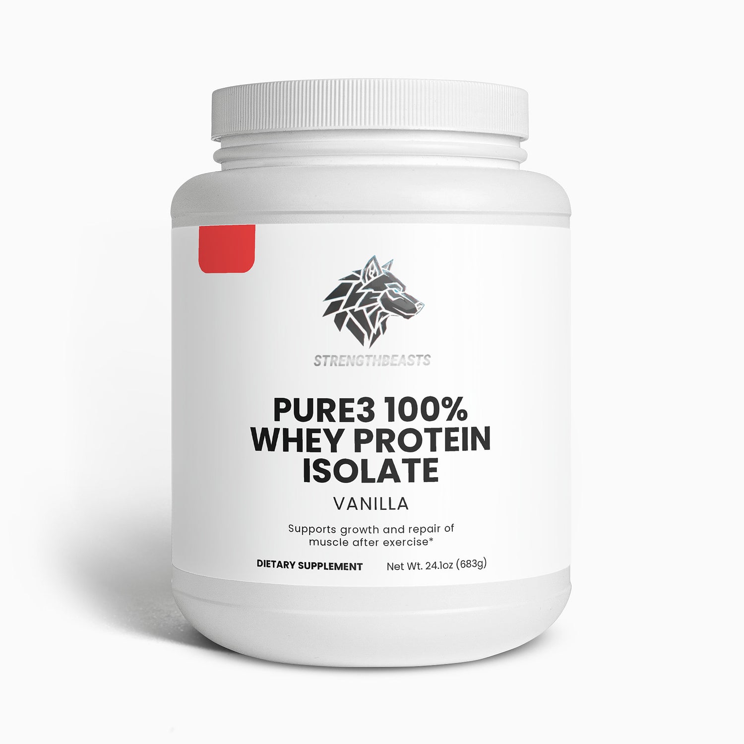 Pure3 100% Whey Protein Isolate (Vanilla) StrengthBeasts