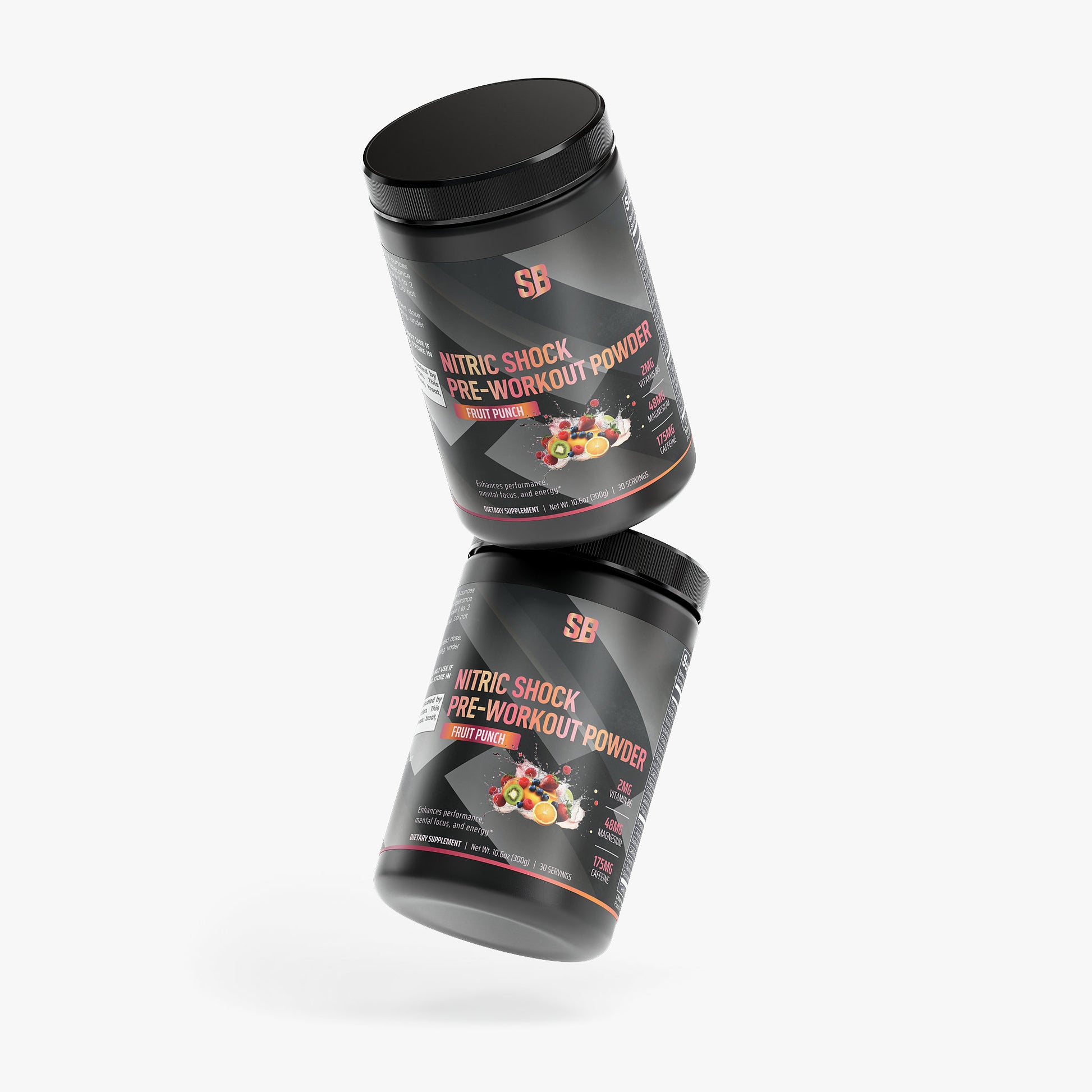 Nitric Shock Pre-Workout Powder (Fruit Punch) StrengthBeasts