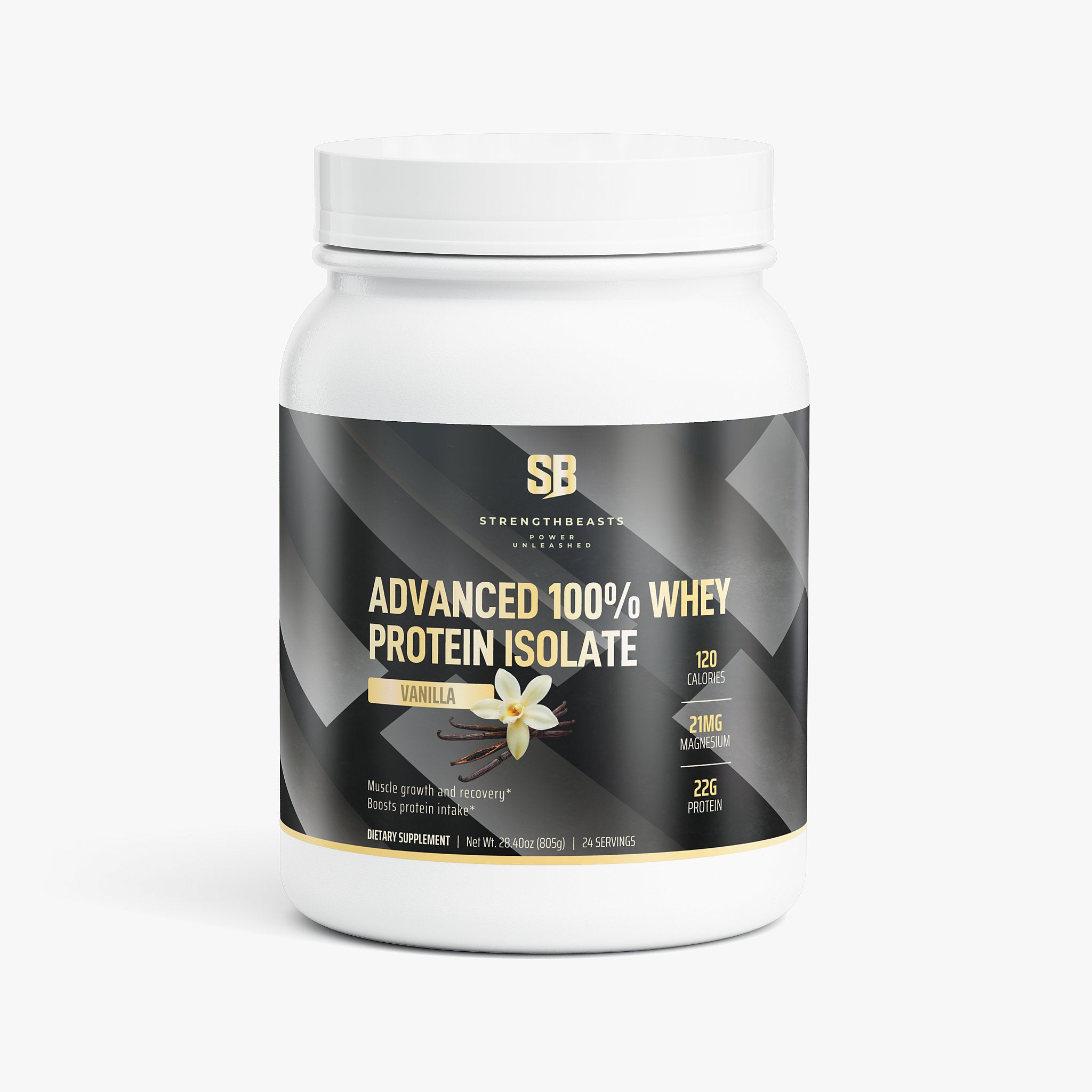 Advanced 100% Whey Protein Isolate (Vanilla) StrengthBeasts