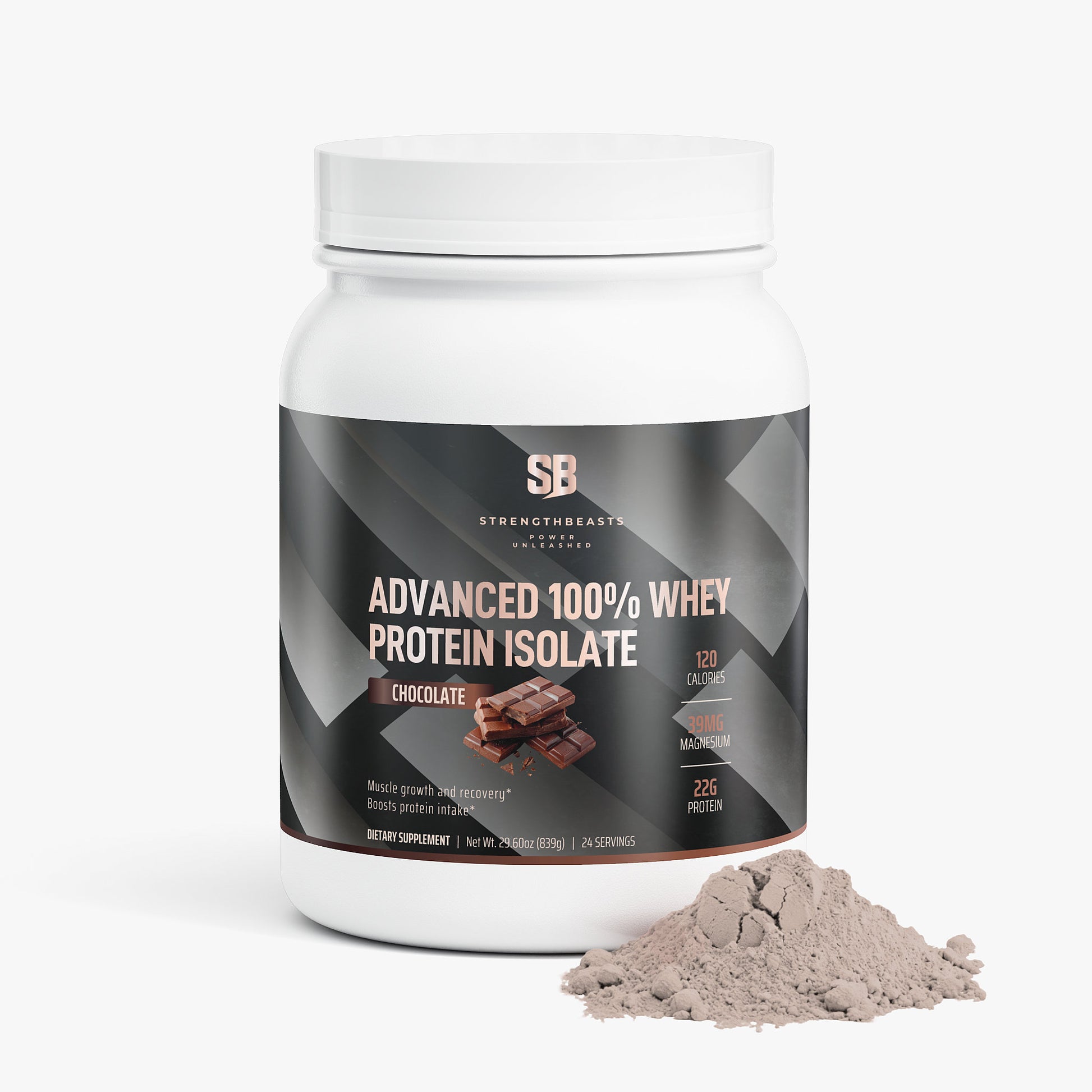 Advanced 100% Whey Protein Isolate (Chocolate) StrengthBeasts