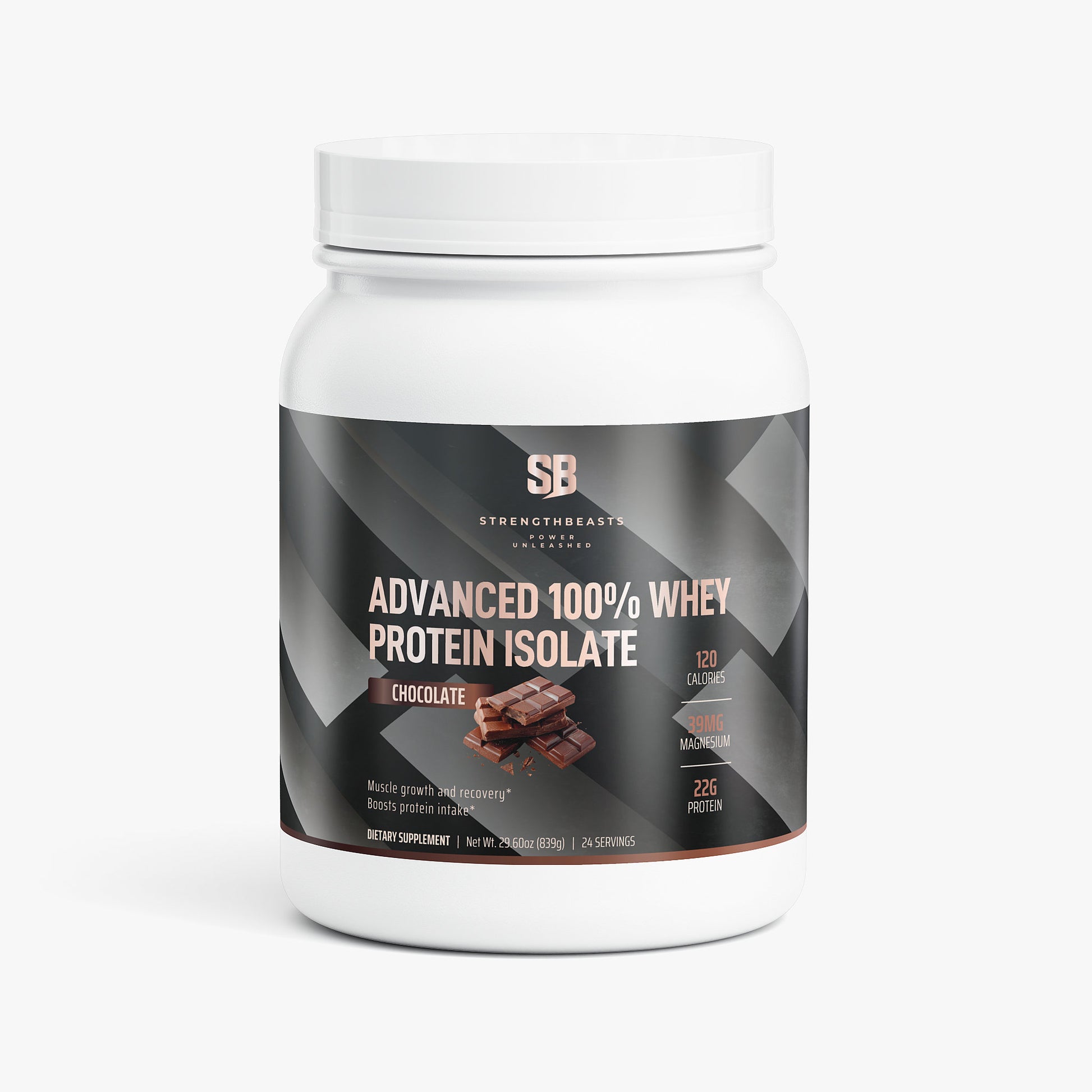 Advanced 100% Whey Protein Isolate (Chocolate) StrengthBeasts