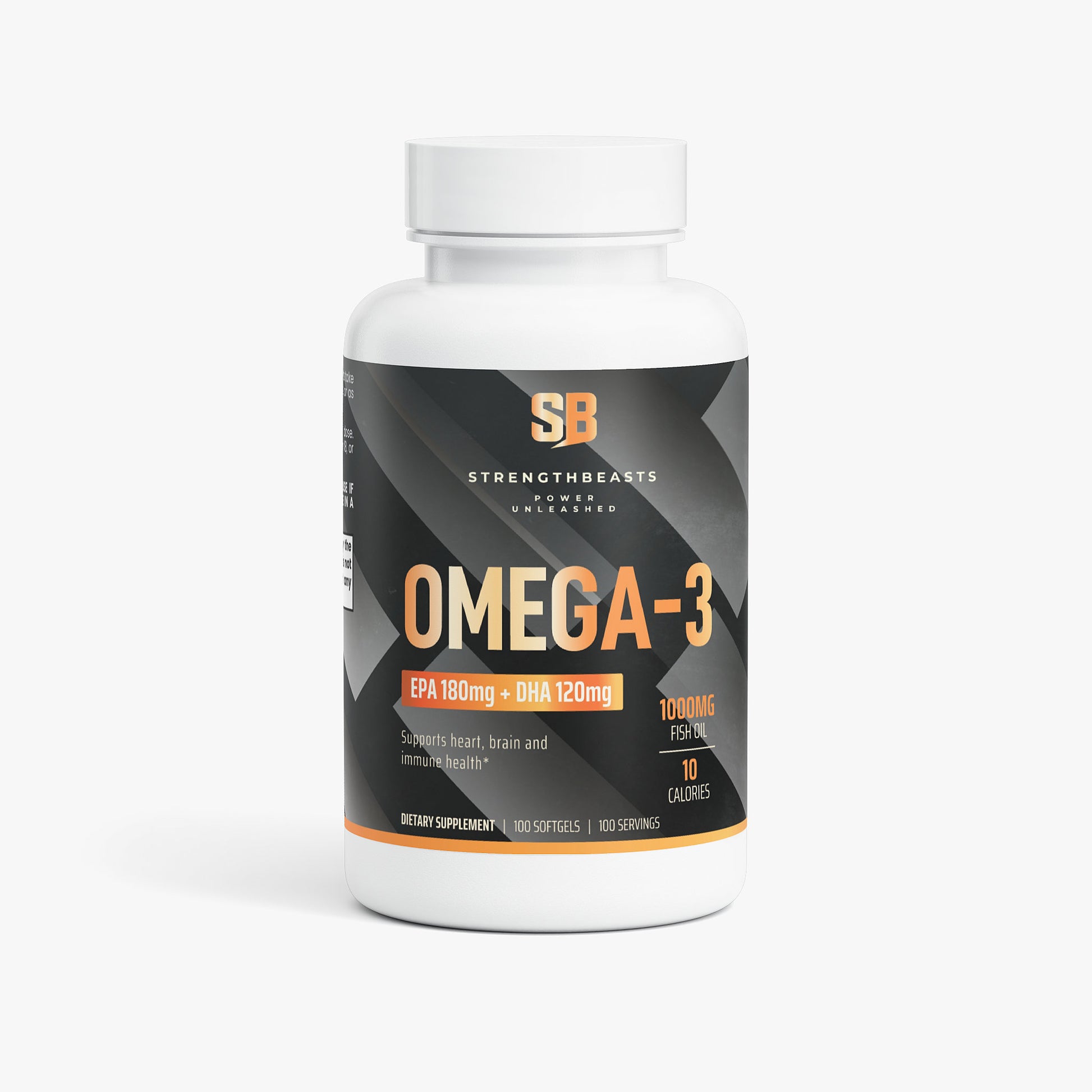 Omega-3 EPA 180mg + DHA 120mg StrengthBeasts