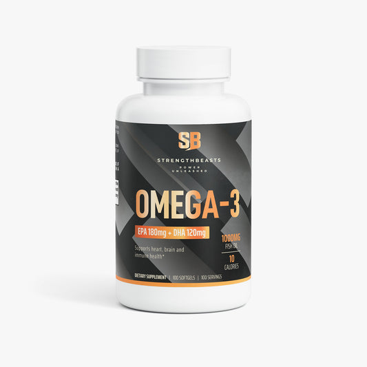 Omega-3 EPA 180mg + DHA 120mg StrengthBeasts