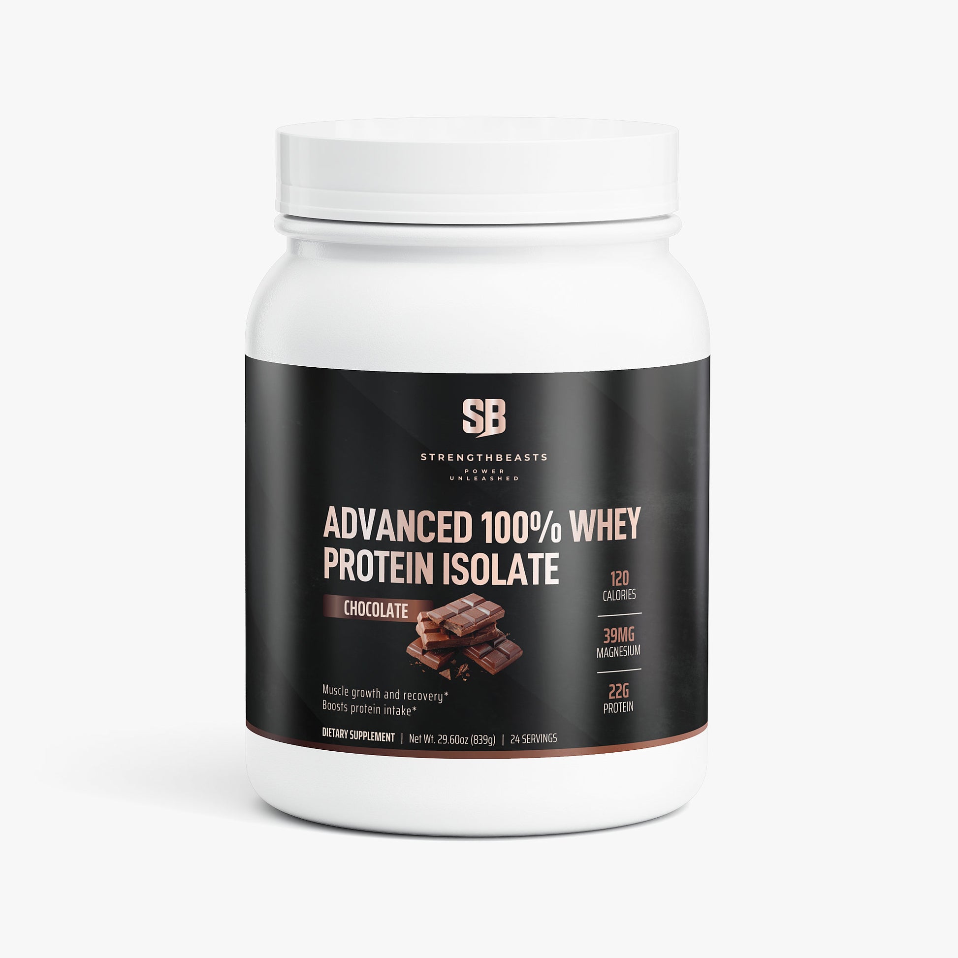 Advanced 100% Whey Protein Isolate (Chocolate) StrengthBeasts