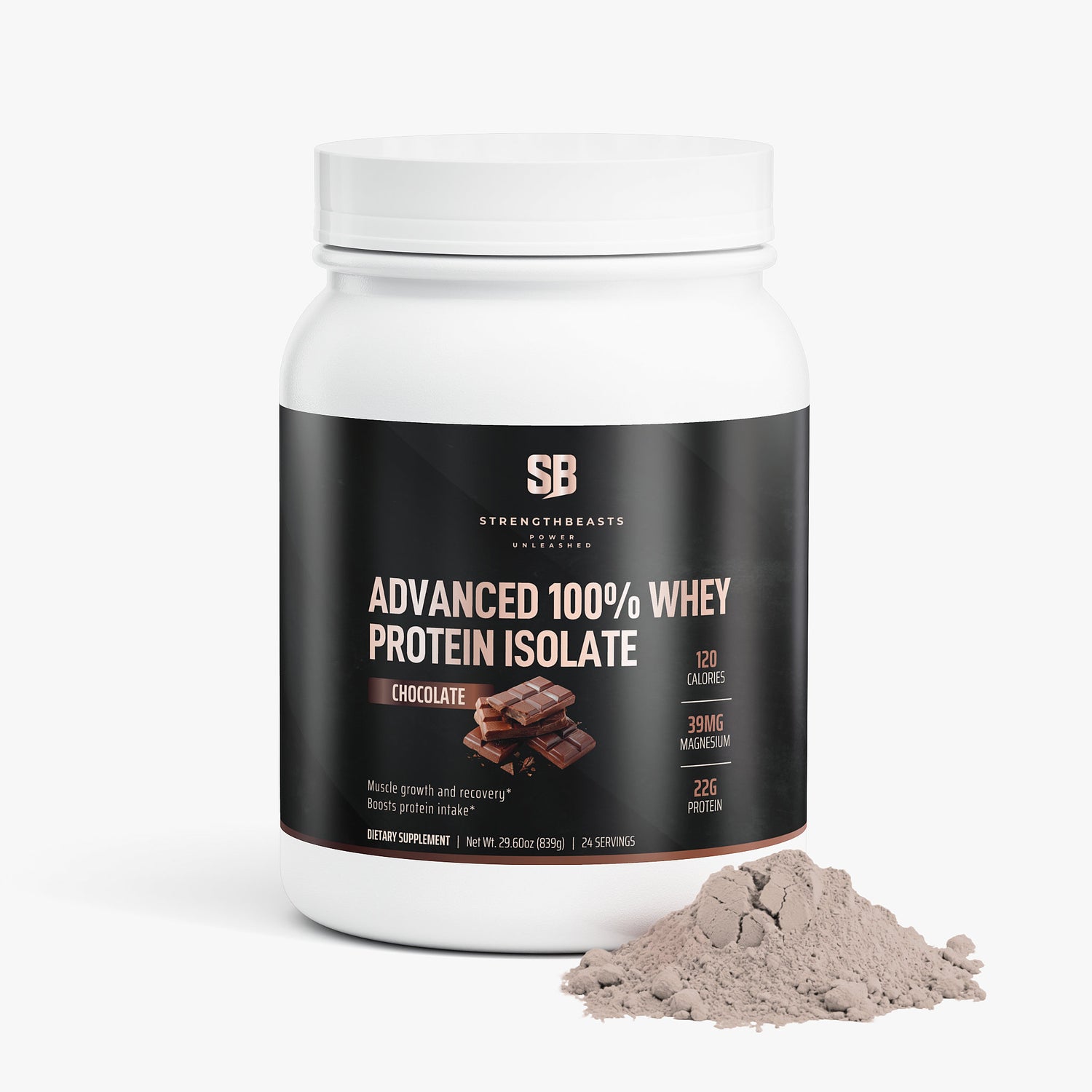 Advanced 100% Whey Protein Isolate (Chocolate) StrengthBeasts