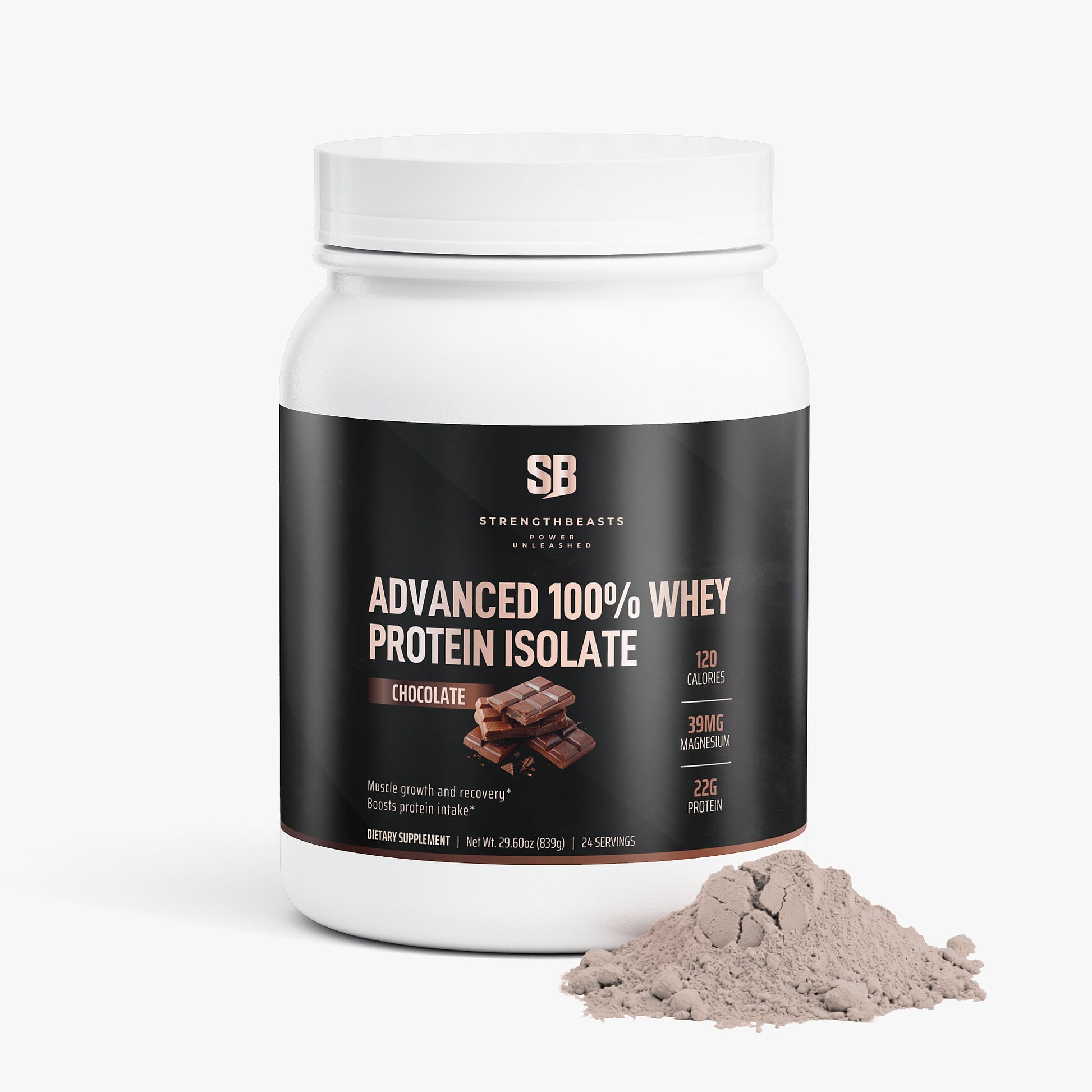 Advanced 100% Whey Protein Isolate (Chocolate) StrengthBeasts