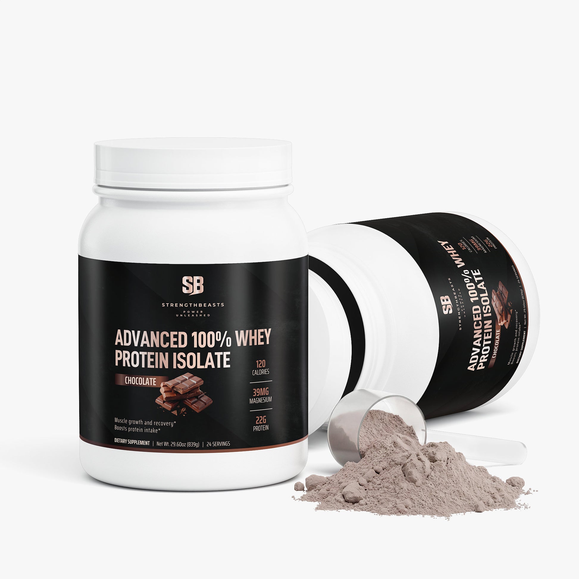 Advanced 100% Whey Protein Isolate (Chocolate) StrengthBeasts