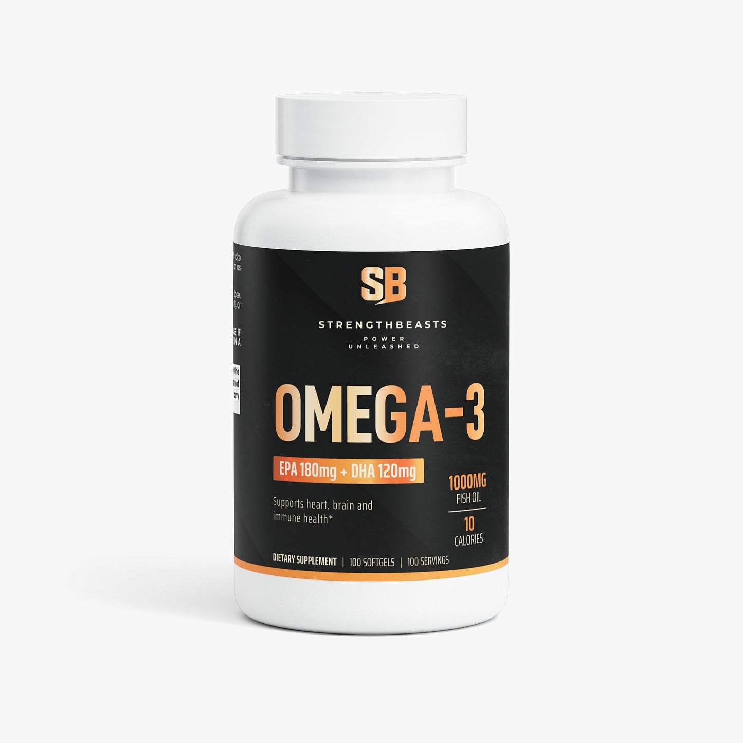 Omega-3 EPA 180mg + DHA 120mg StrengthBeasts
