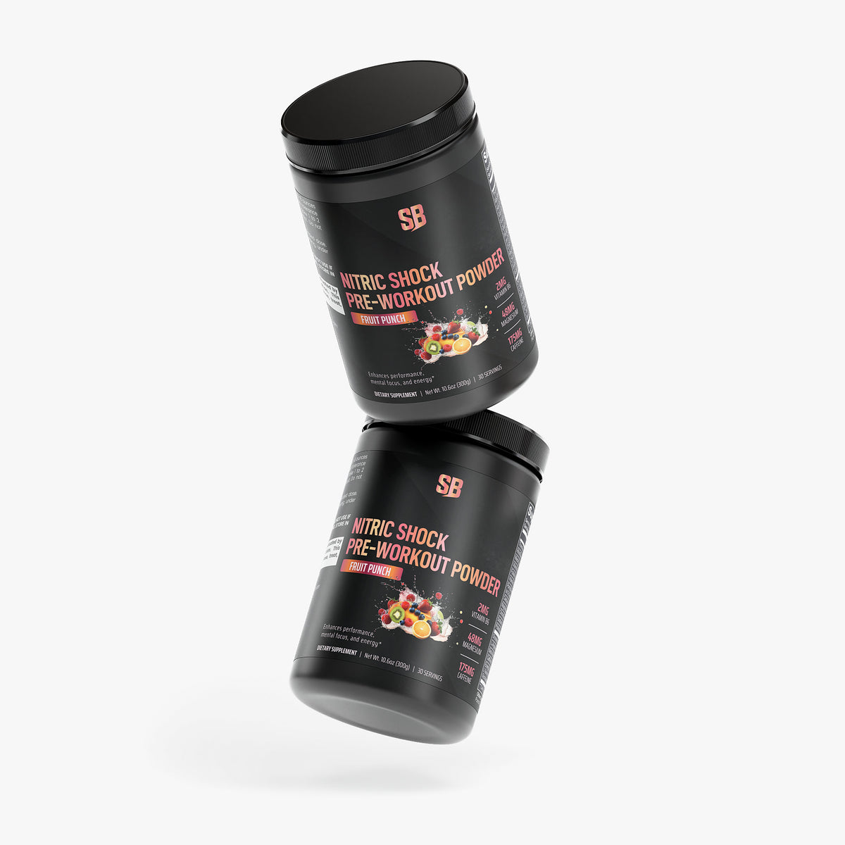 Nitric Shock Pre-Workout Powder (Fruit Punch) StrengthBeasts