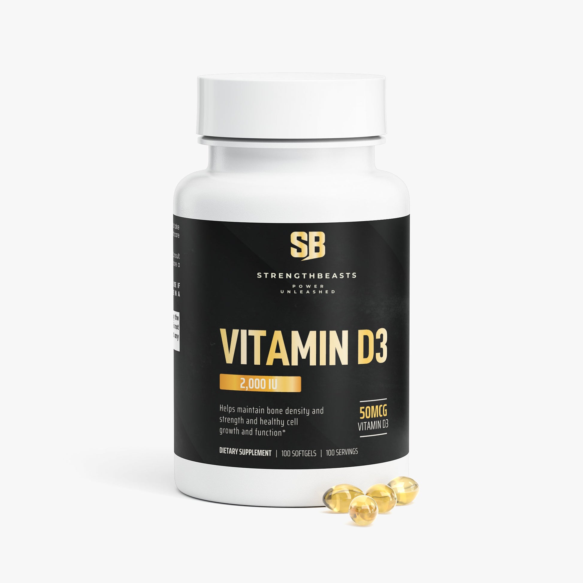 Vitamin D3 2,000 IU StrengthBeasts