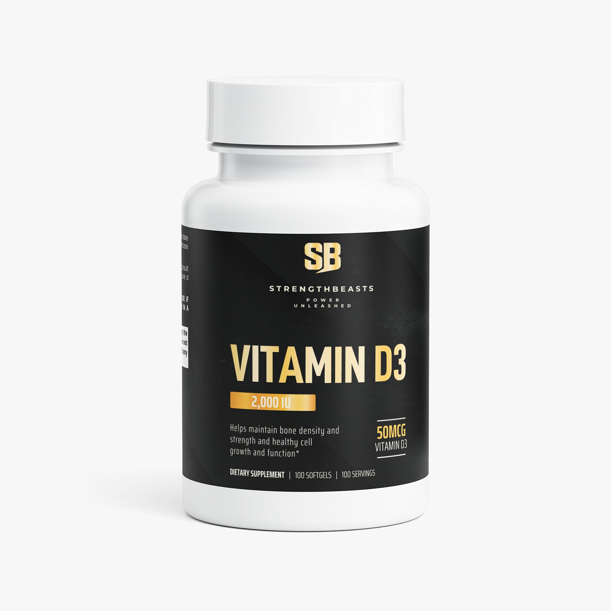 Vitamin D3 2,000 IU StrengthBeasts