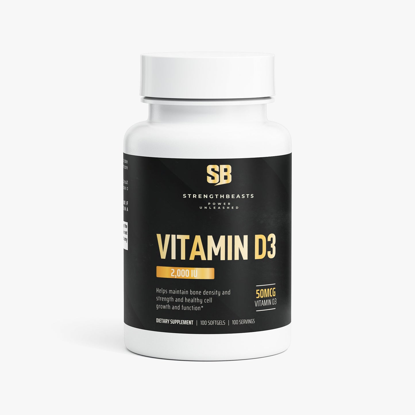 Vitamin D3 2,000 IU StrengthBeasts