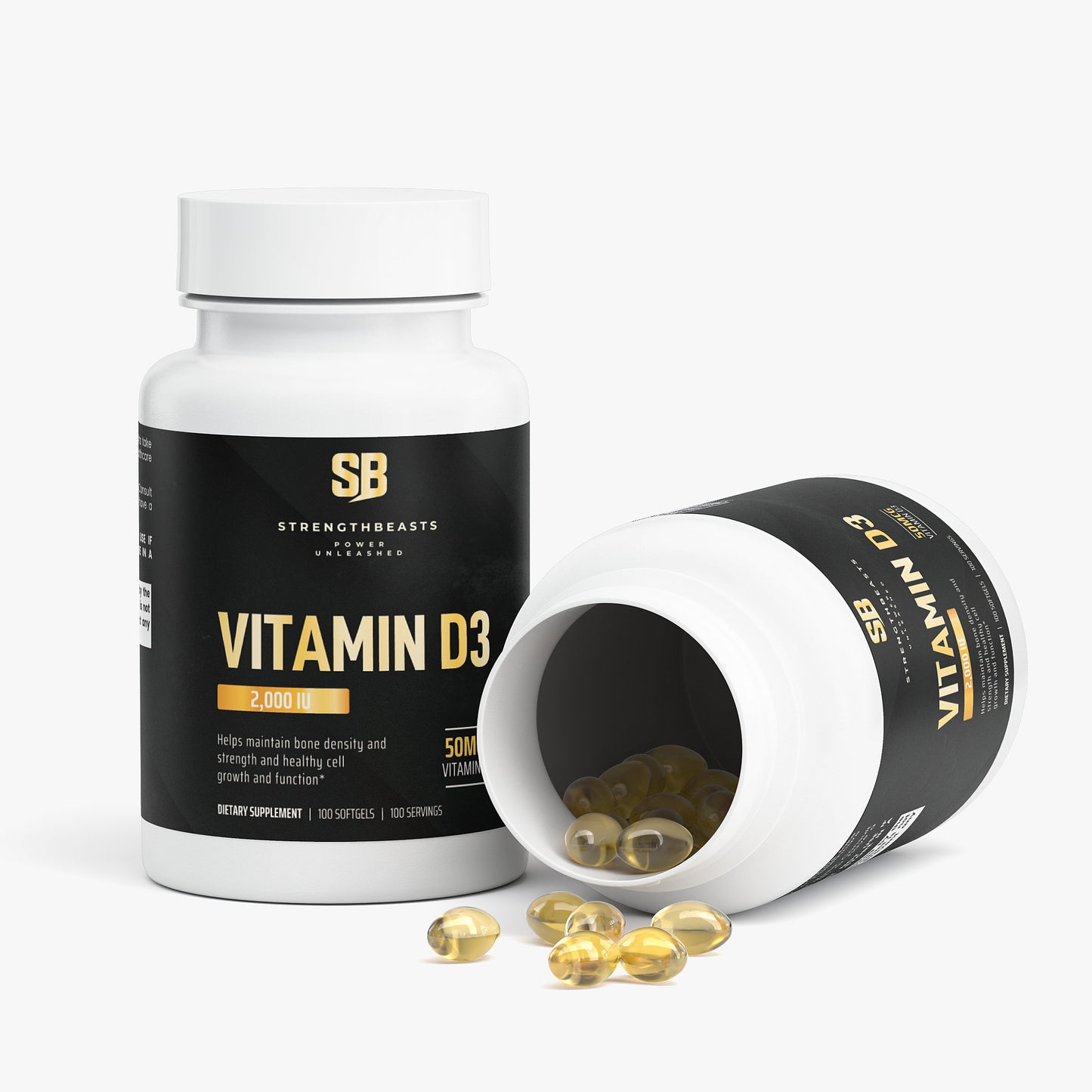 Vitamin D3 2,000 IU StrengthBeasts