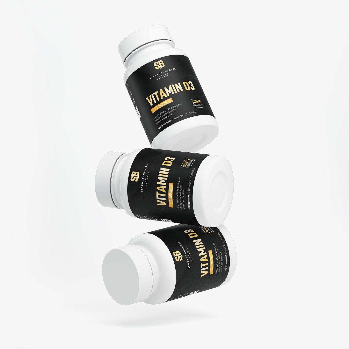 Vitamin D3 2,000 IU StrengthBeasts