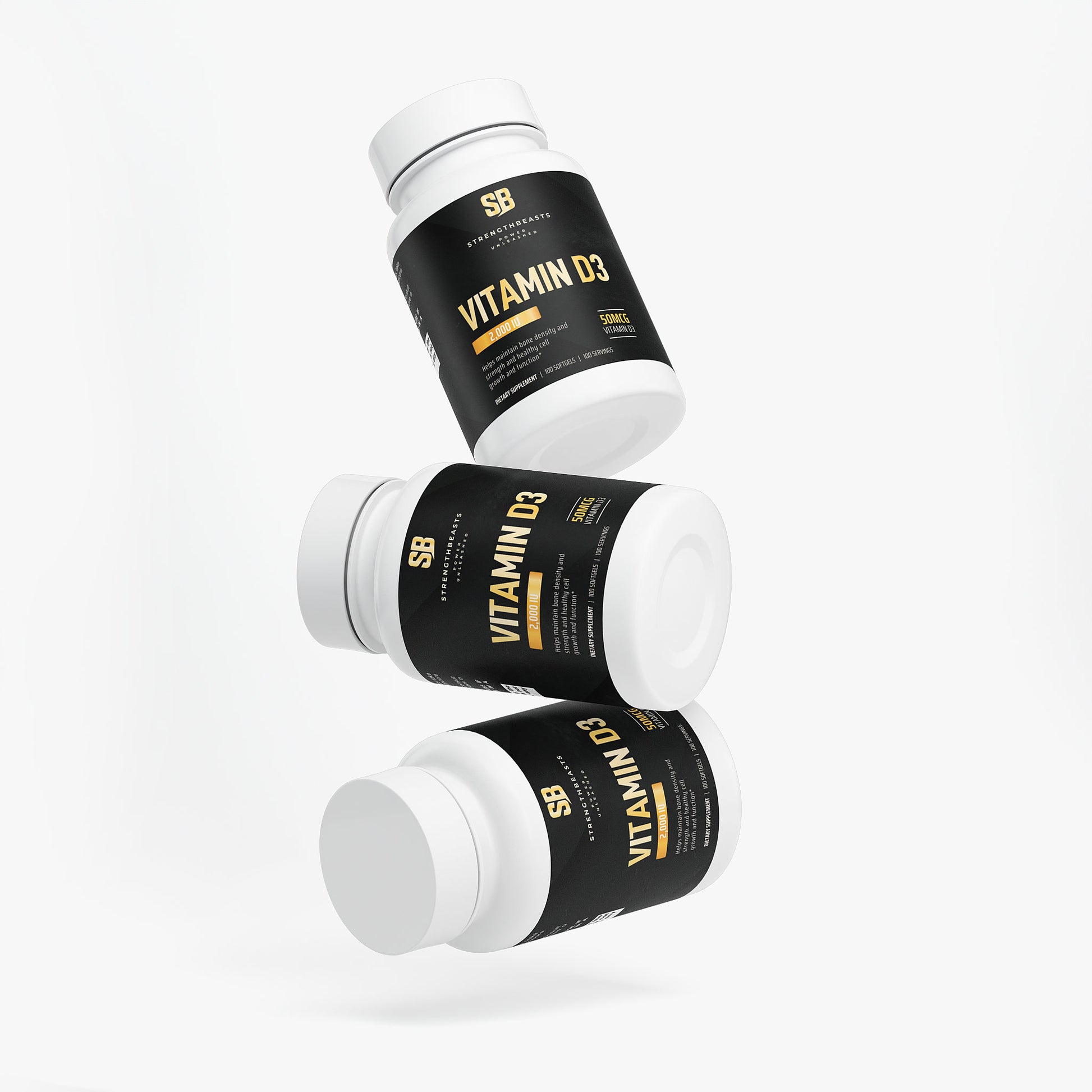 Vitamin D3 2,000 IU StrengthBeasts