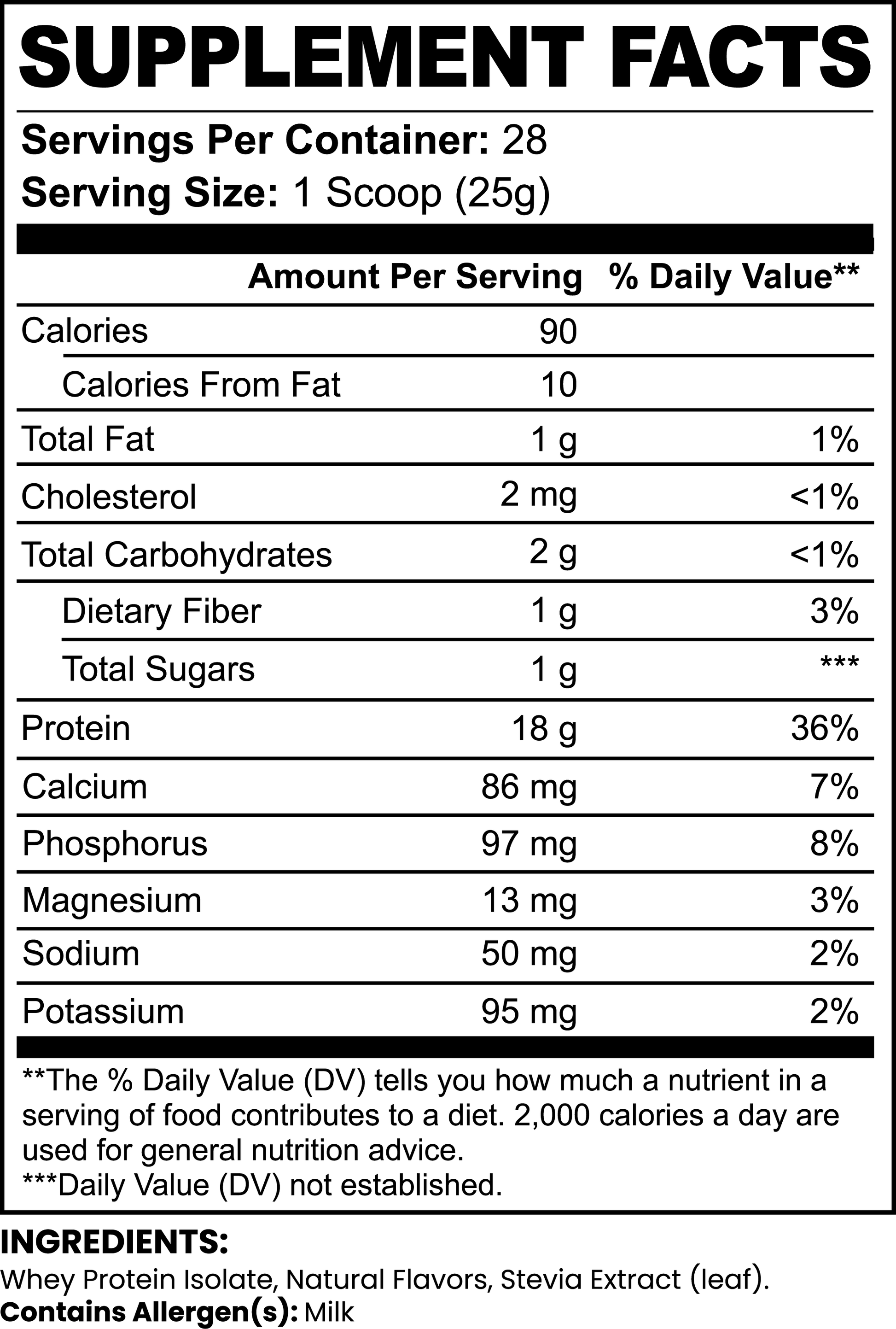 Pure3 100% Whey Protein Isolate (Chocolate) StrengthBeasts